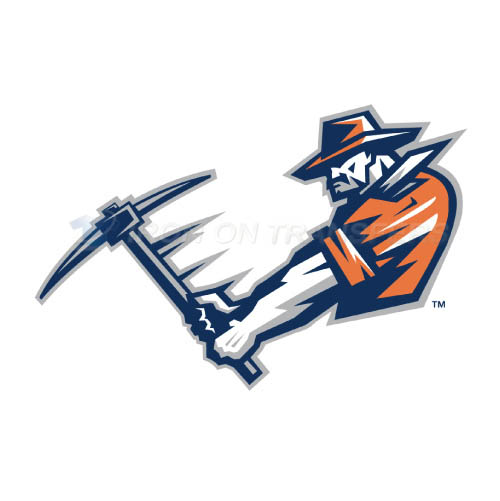 UTEP Miners Logo T-shirts Iron On Transfers N6764 - Click Image to Close
